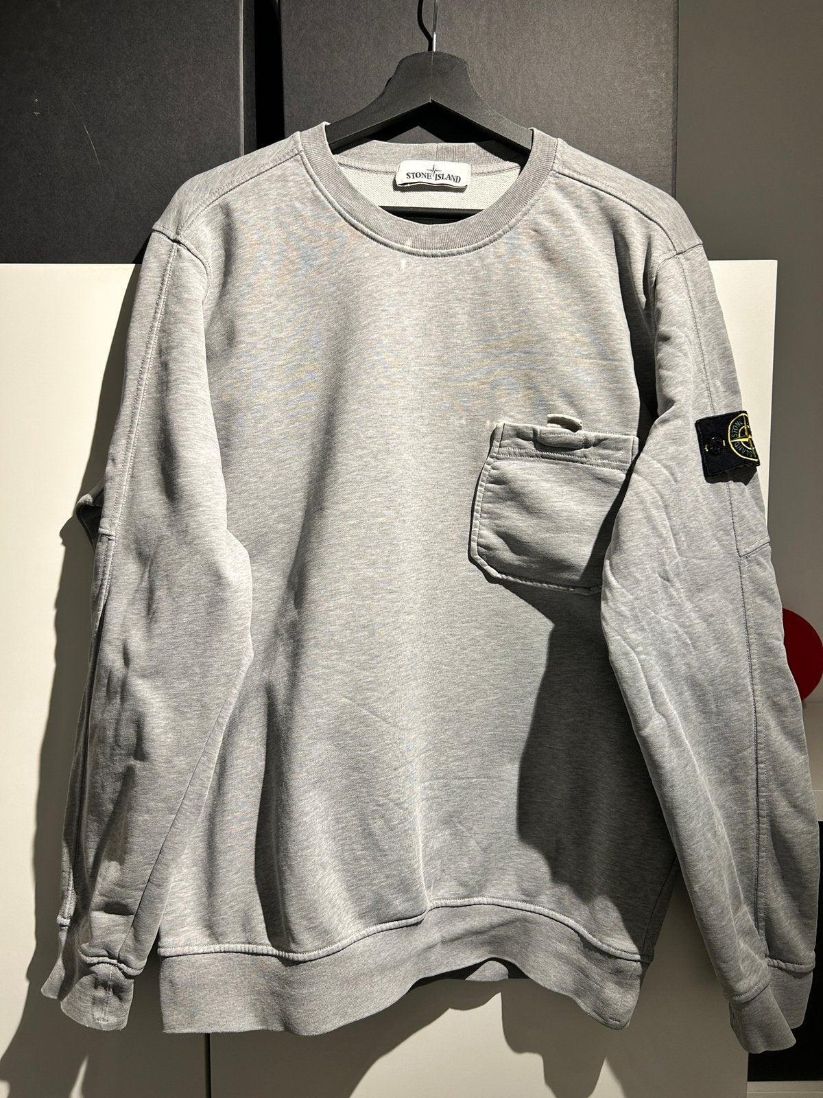 Stone Island sweater trui XL, Kleding | Heren, Truien en Vesten, Ophalen of Verzenden, Gedragen, Maat 56/58 (XL), Grijs