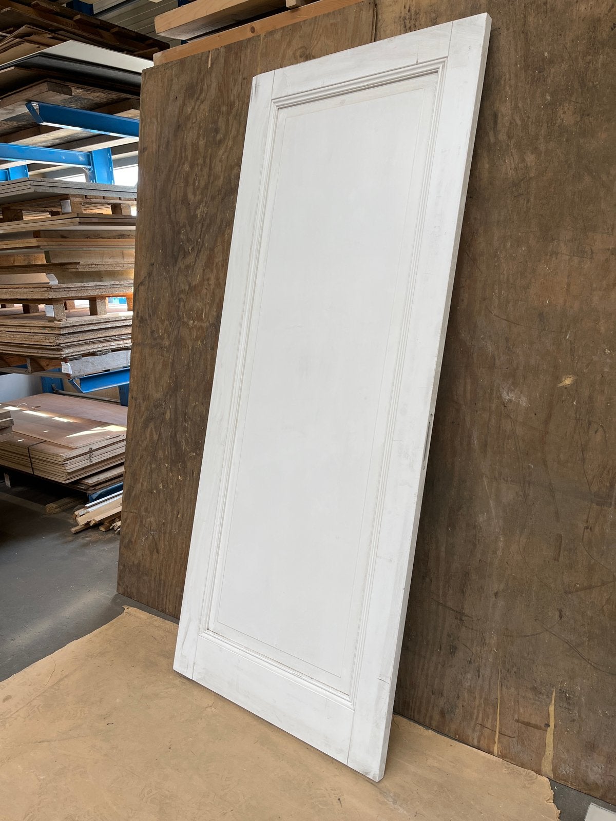 Stompe deur 231,5 x 93 cm - Links of rechts te gebruiken, Ophalen, Gebruikt, 80 tot 100 cm, 215 cm of meer