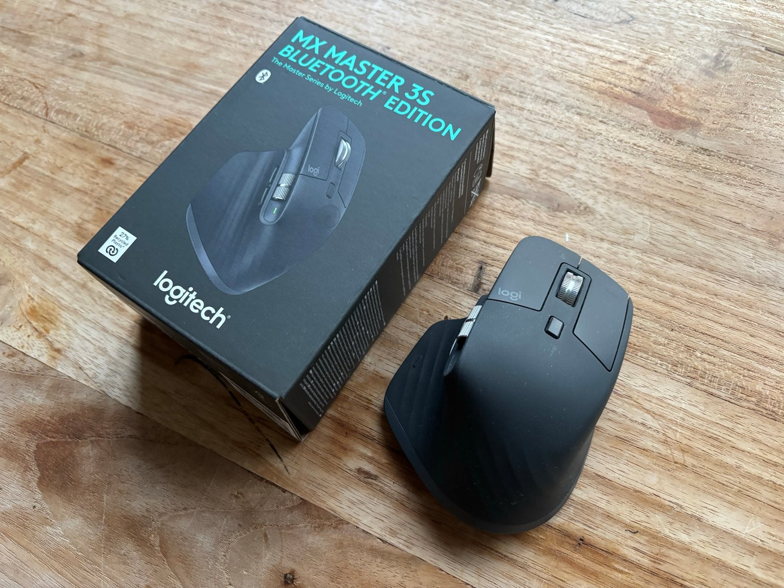 Logitech MX Master 3S - Zo goed als nieuw, met bon, Computers en Software, Muizen, Zo goed als nieuw, Muis, Rechtshandig, Draadloos