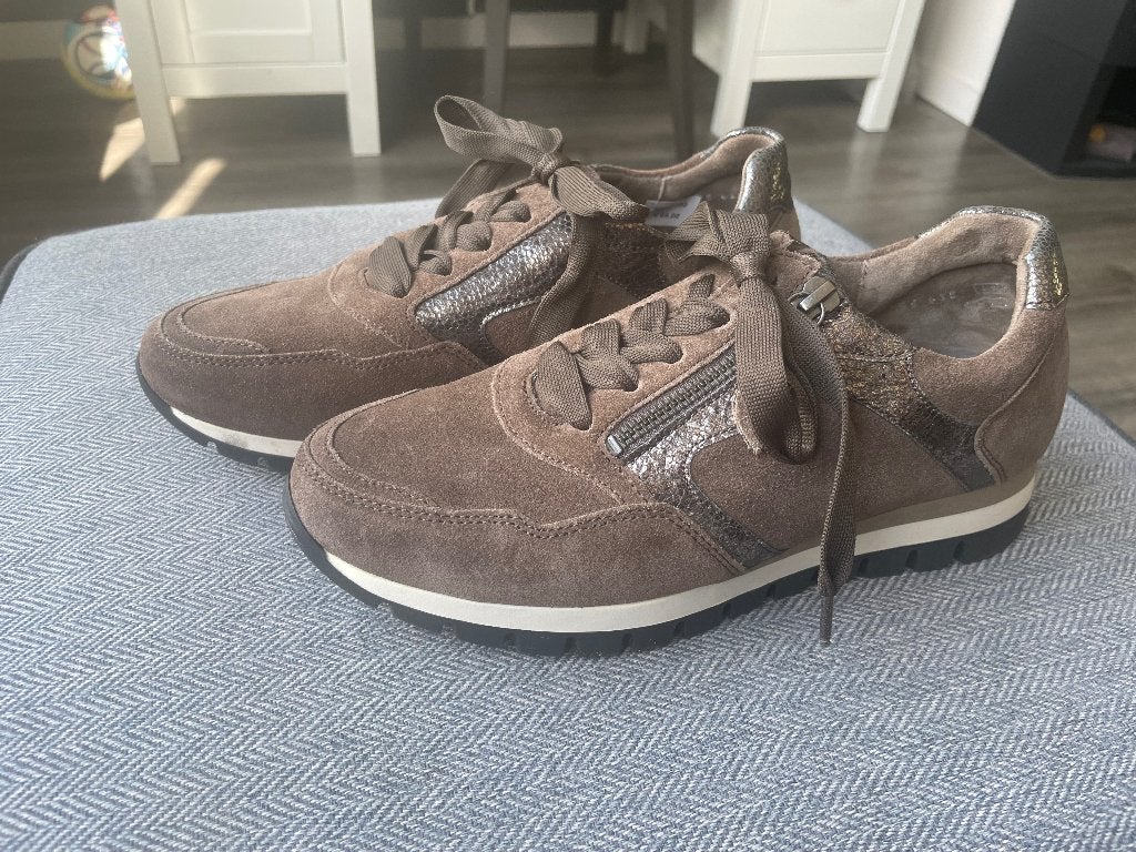GABOR SNEAKERS bruin maat 4,5 / maat 37,5 - WD014, Waddinxveen, Bruin, Gabor, Ophalen of Verzenden