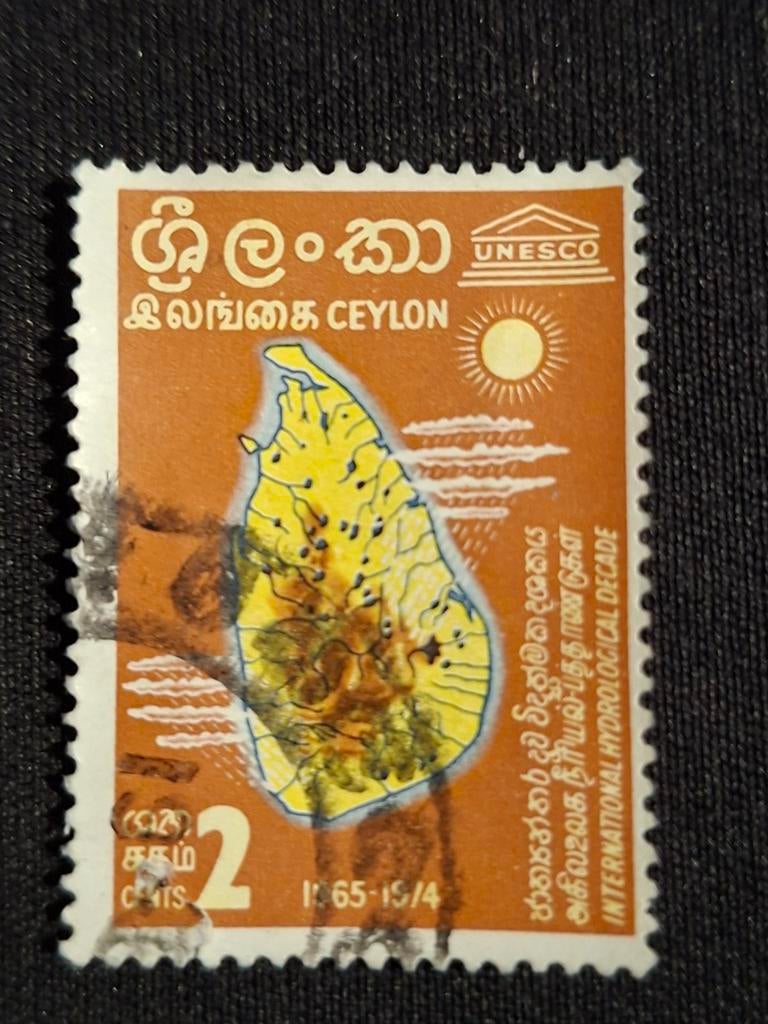 Ceylon, Postzegels en Munten, Postzegels | Azië, Ophalen of Verzenden, Gestempeld, Zuid-Azië