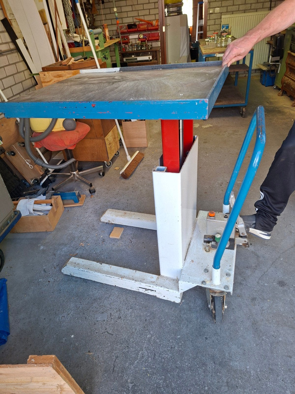 Hydraulische Heftafel Kar - ARBOS, Ophalen