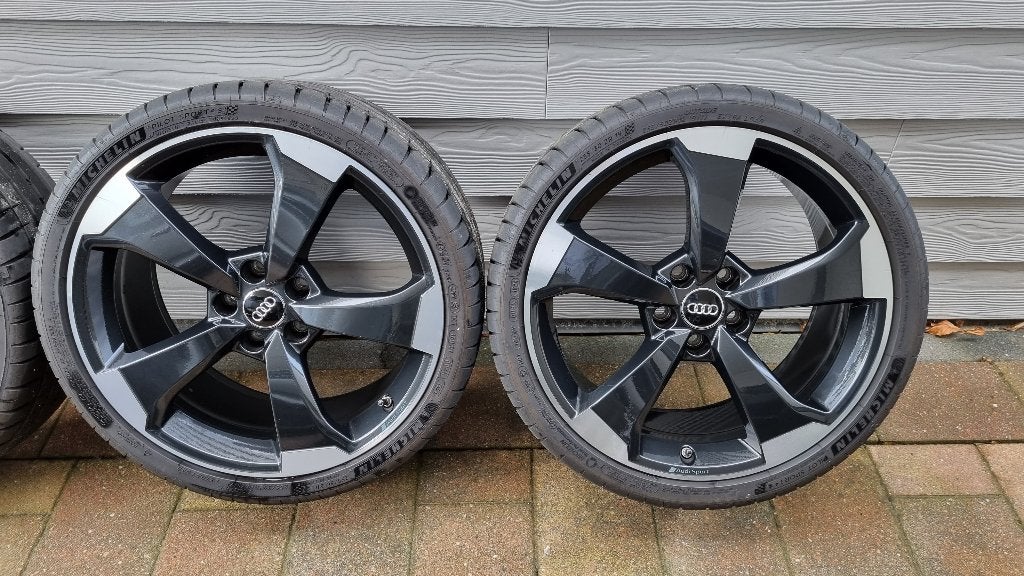Foto 6 van Audi RS3 19 inch OEM rotor breedset velgen +zgan zomerbanden