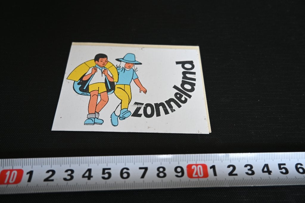 sticker Zonneland, Ophalen, Zo goed als nieuw