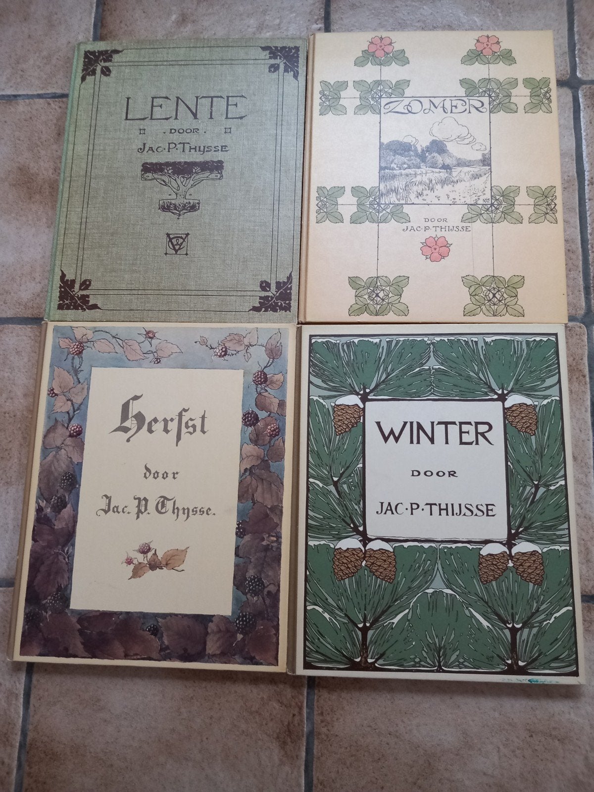 Jac. P. Thijsse - Lente, Zomer, Herfst, Winter (4 delen), Boeken, Ophalen of Verzenden, Gelezen, Jac. P. Thijsse