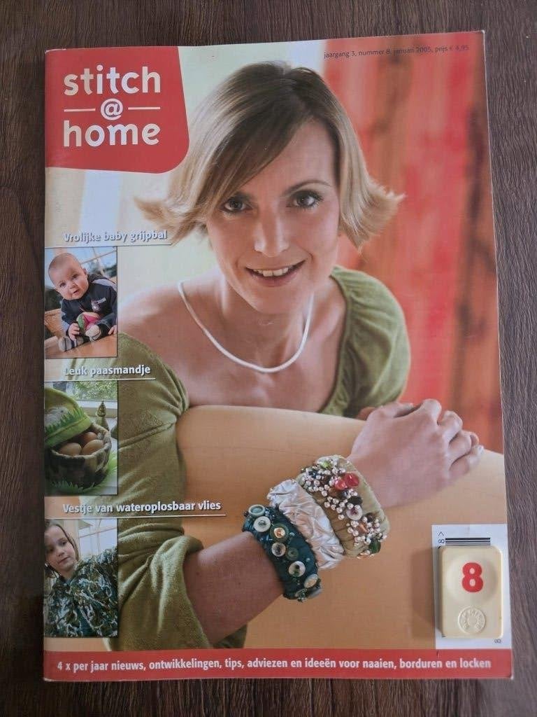 Stitch @ Home, Gelezen, Diverse auteurs, Ophalen of Verzenden, Borduren en Naaien