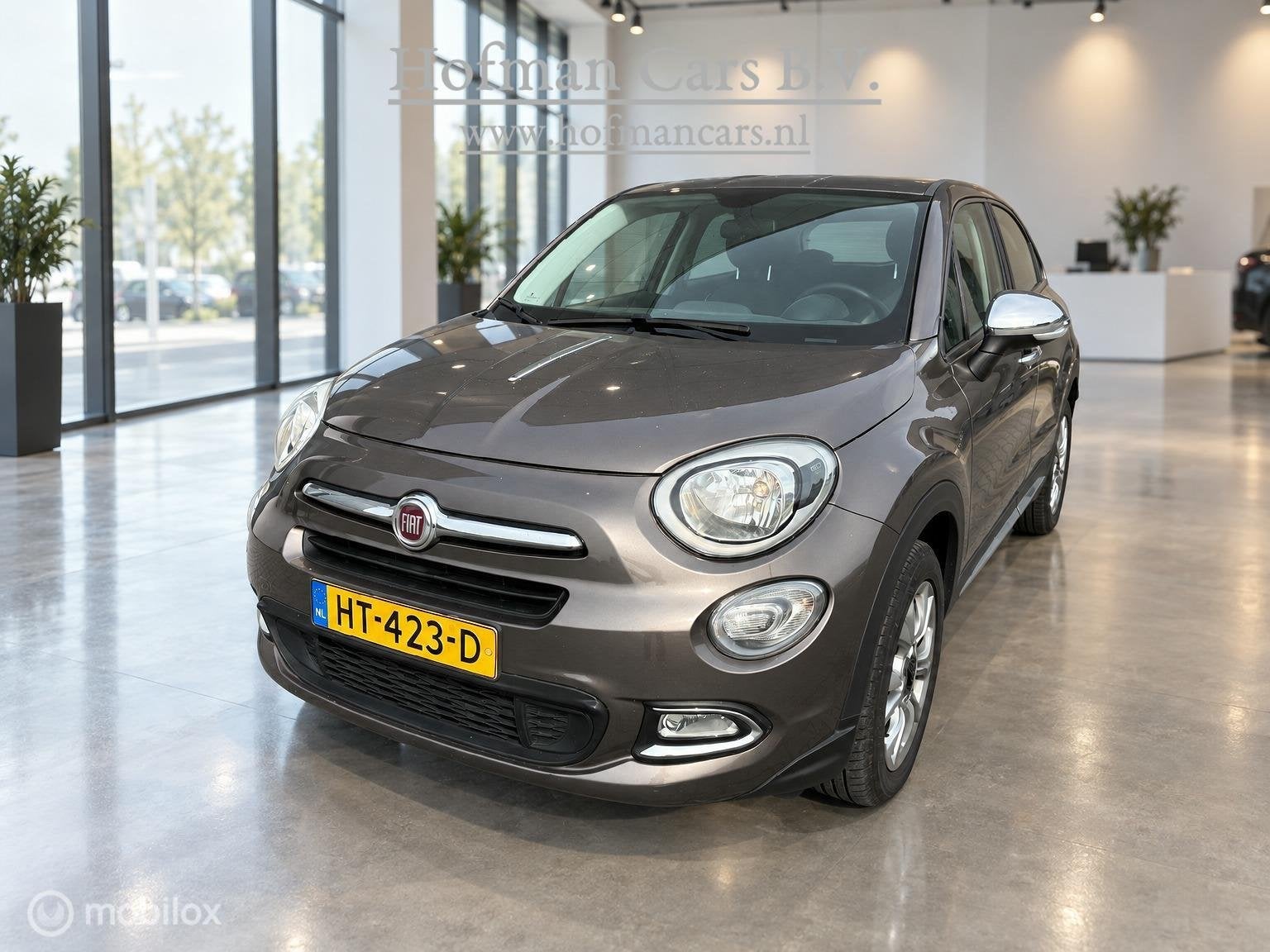 Fiat 500X 1.4 Turbo MultiAir PopStar Automaat | Climate Cont, Auto's, Gebruikt, 4 cilinders, Bruin, 500X