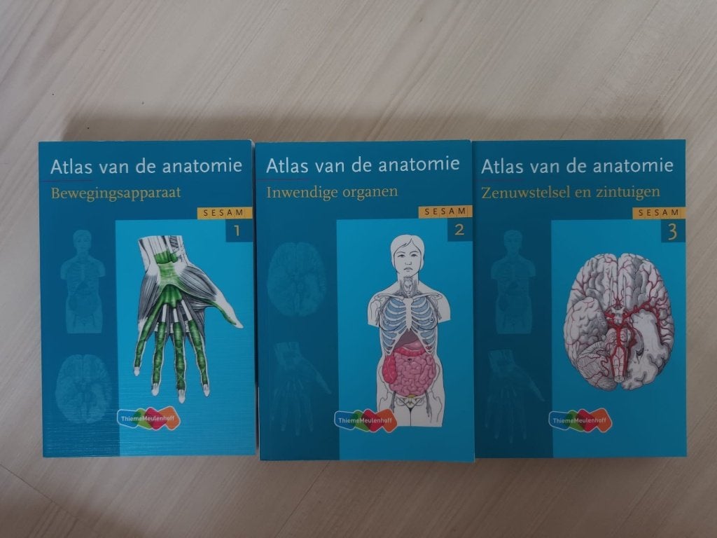Atlas van de anatomie - deel 1,2,3, ThiemeMeulenhoff, Ophalen of Verzenden, Beta, WO