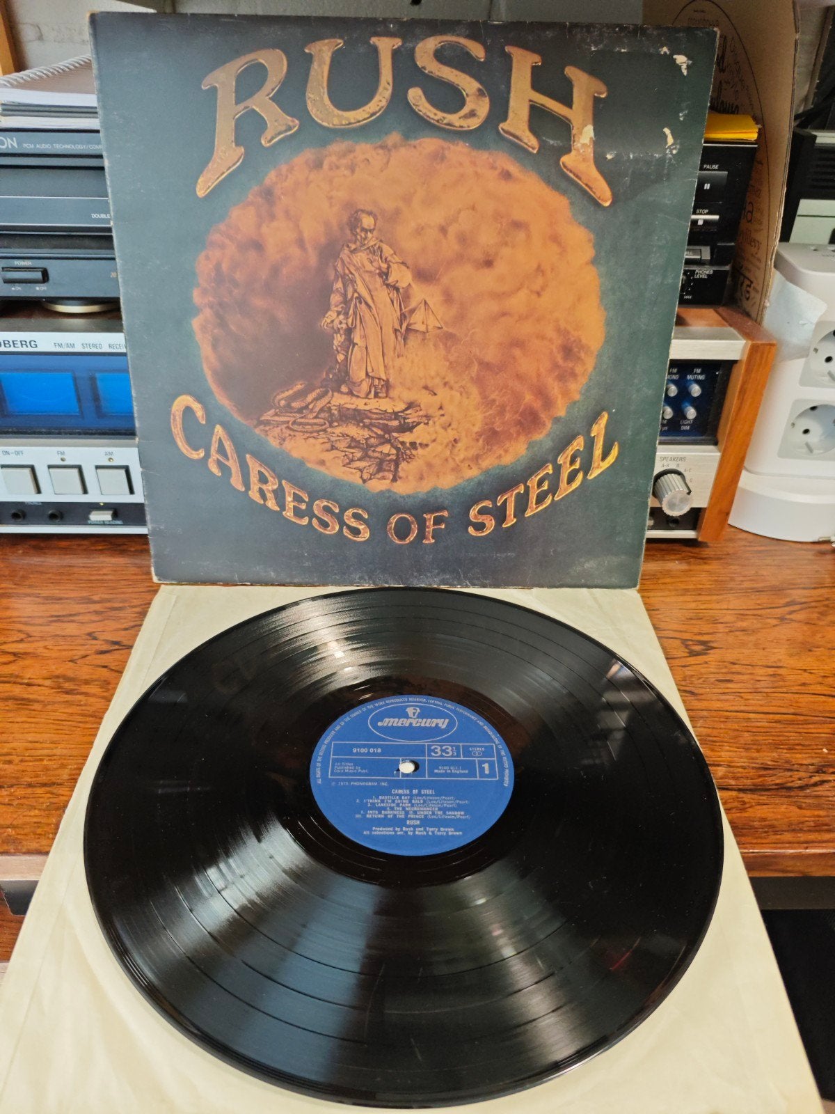Rush - Caress of Steel LP (1975) - Progressive Rock, Progressive, Gebruikt, Ophalen of Verzenden, 1970 - 1979