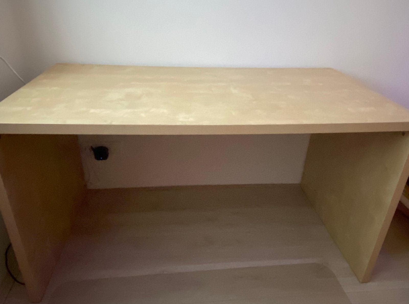 Ikea Malm bureau eiken fineer, Ophalen, Demontabel, Gebruikt, Scandinavisch