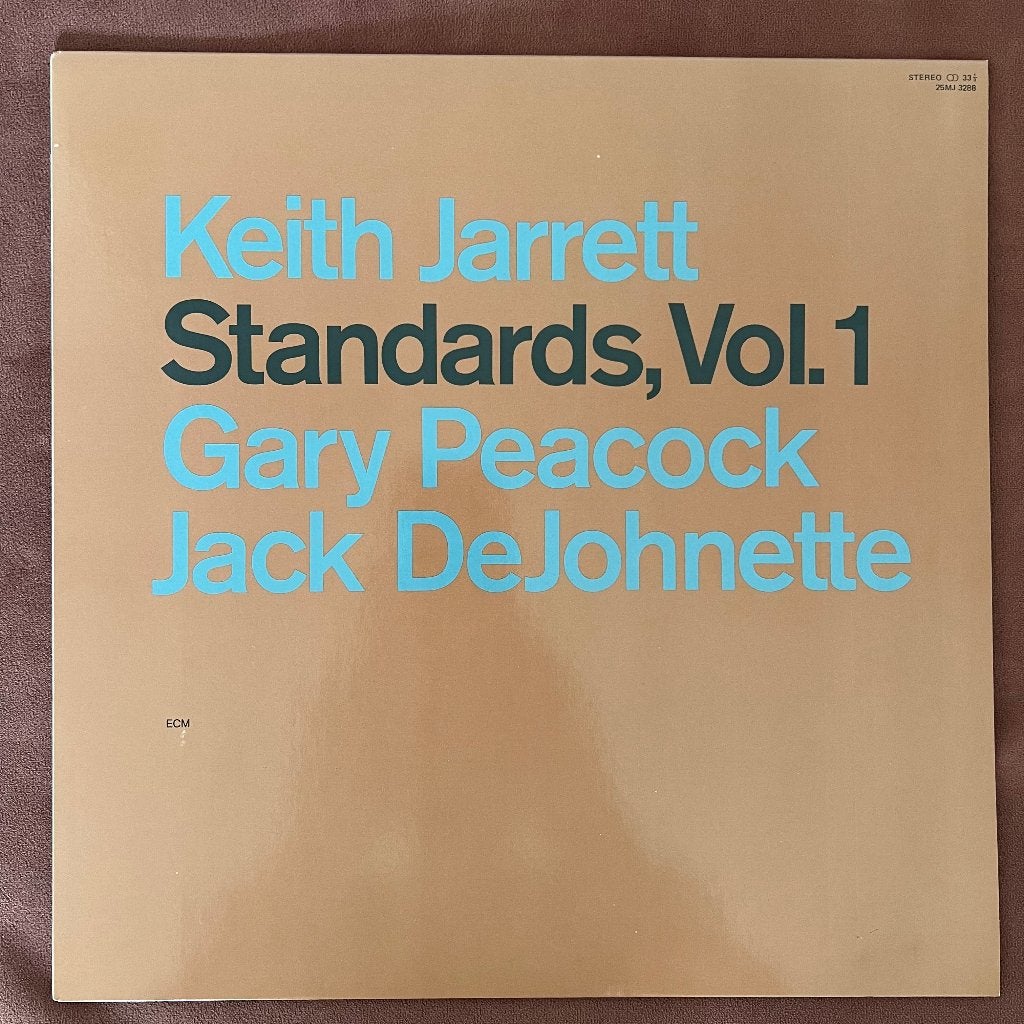 Keith Jarrett Standards Volume 1 ECM Japan 1983, Cd's en Dvd's, LP, Ophalen of Verzenden, 12 inch, Jazz