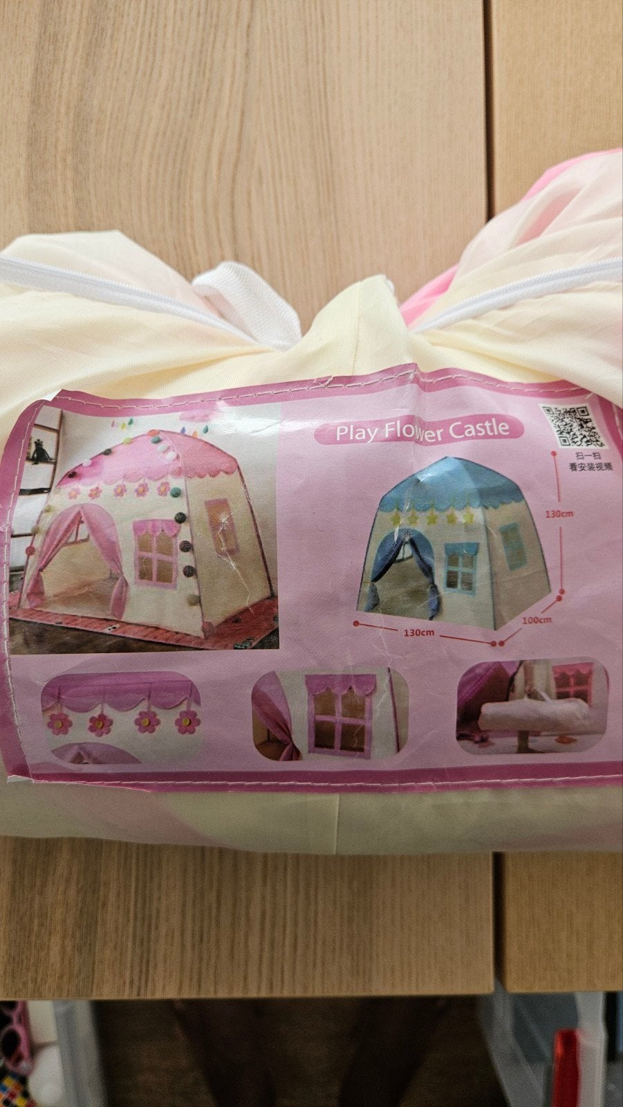 Speeltent Kinderen - Roze Kasteel Design, Ophalen, Nieuw