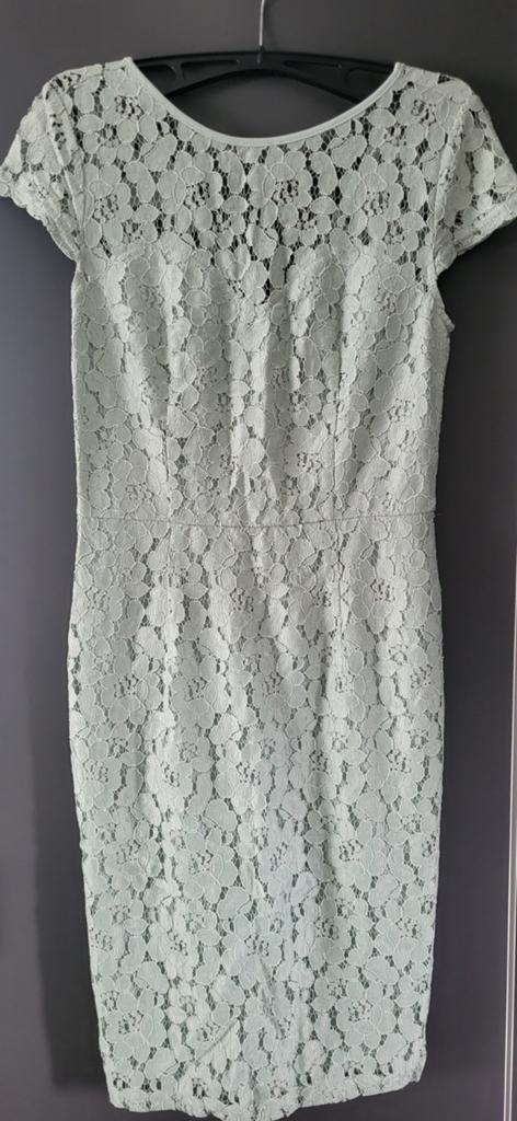 Mint groene jurk maat S, Maat 38/40 (M), Ophalen of Verzenden, Zo goed als nieuw, Boven de knie