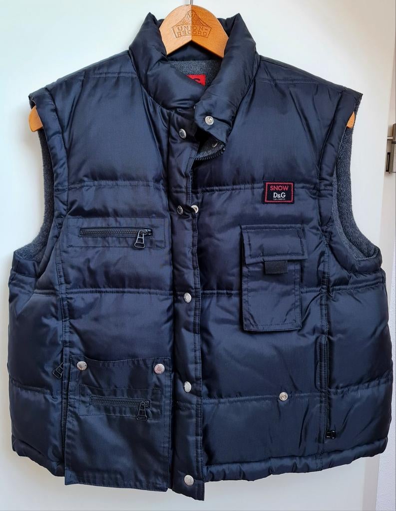 Dolce & Gabbana bodywarmer donkerblauw maat L mooie staat, Ophalen, Dolce & Gabbana, Zo goed als nieuw, Maat 48/50 (M)