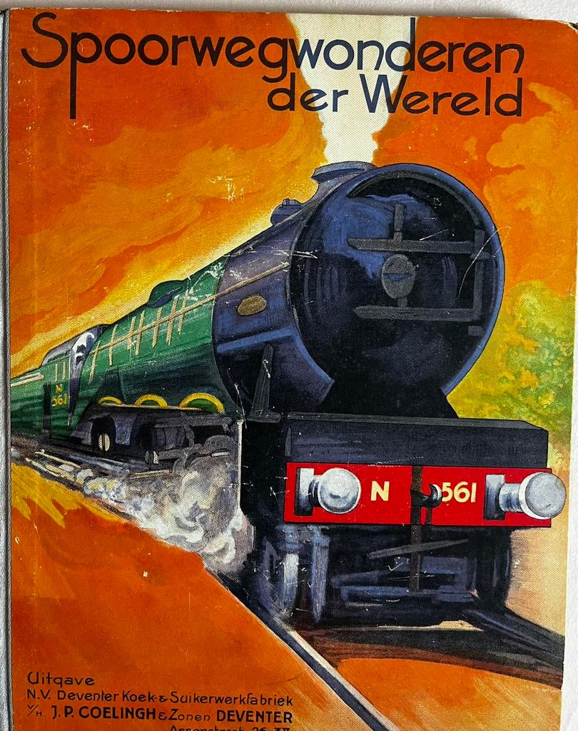 Plaatjesalbum firma Coelingh Deventer, Ophalen of Verzenden, Zo goed als nieuw, Trein, Boek of Tijdschrift