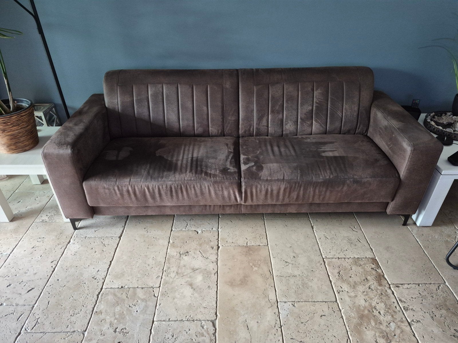 bank met stoelen, Ophalen, 150 tot 200 cm, Tweepersoons, 75 tot 100 cm
