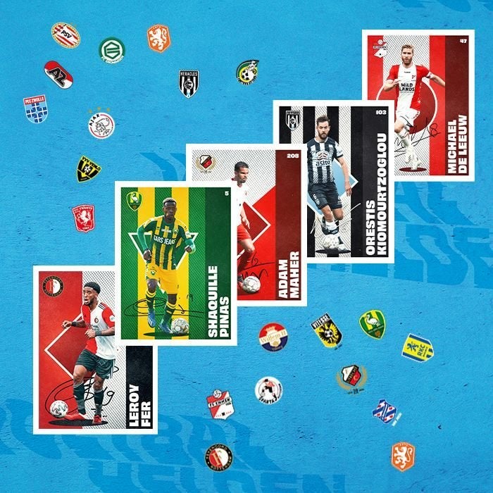 Voetbalplaatjes 2021 AH, Albert Heijn, Ophalen of Verzenden