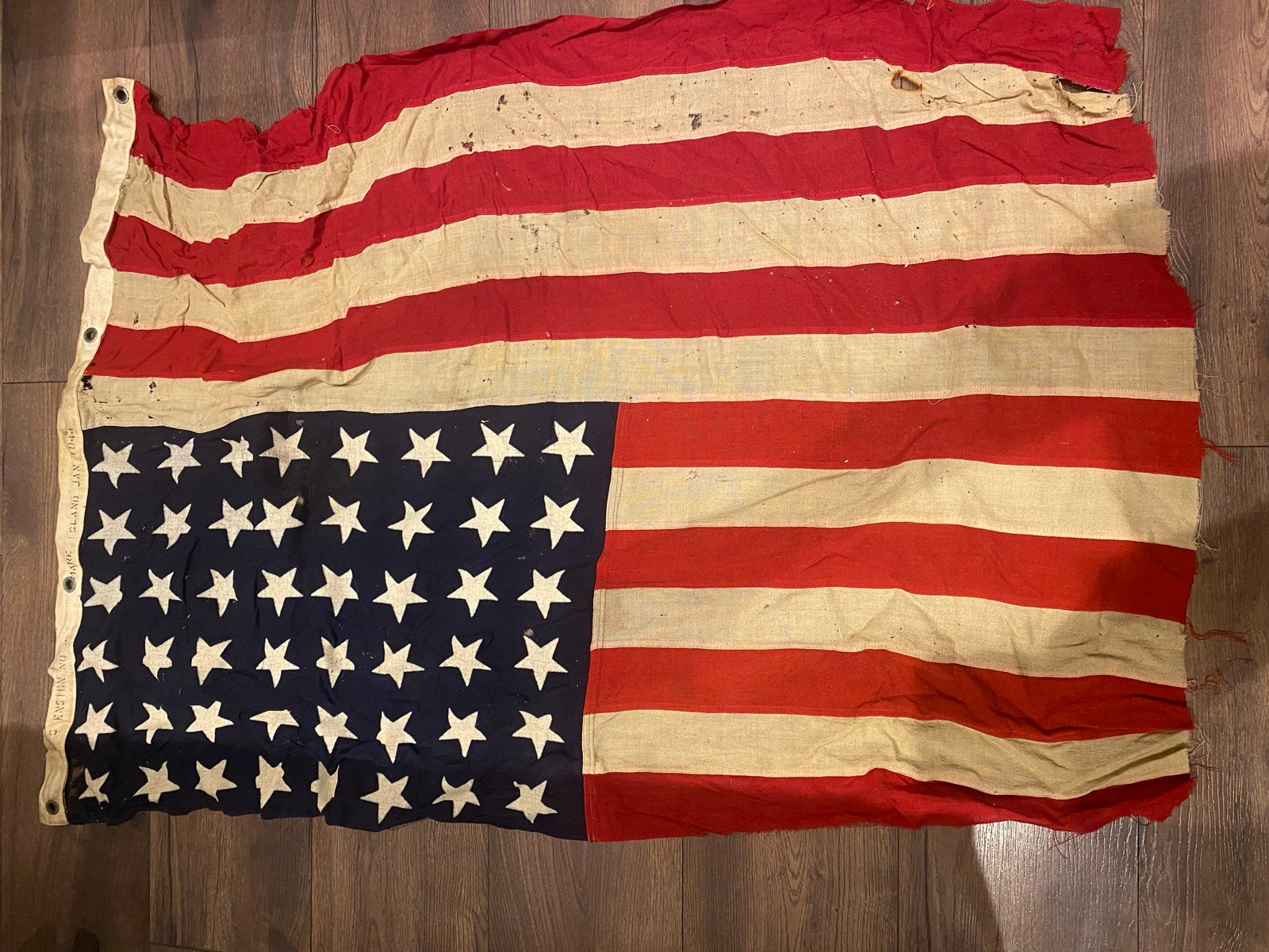 Authentieke Amerikaanse vlag 48 sterren, Diversen, Ophalen of Verzenden, Nieuw