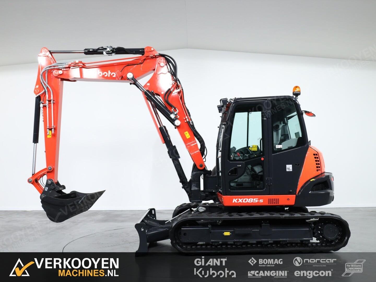 2026 Kubota KX085-5 2PC VK10554, Graafmachine