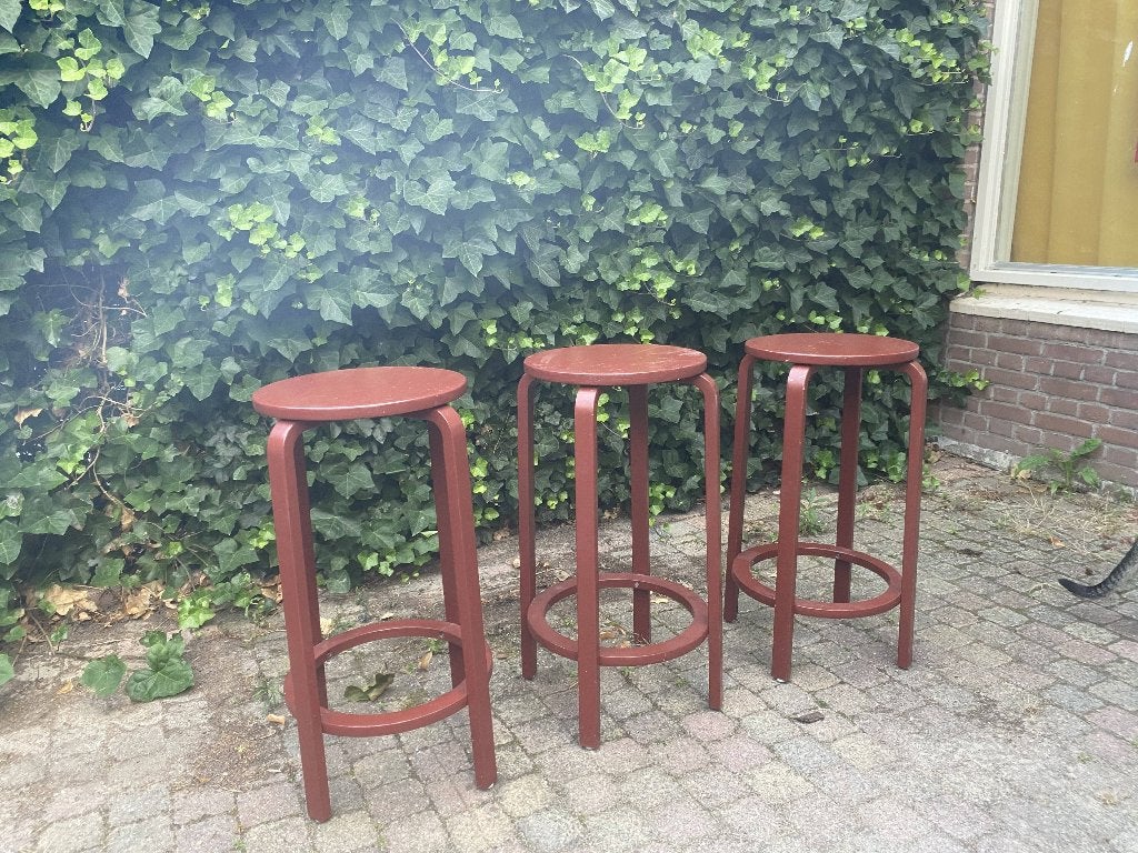 Barkrukken, Ophalen, Gebruikt, 60 tot 90 cm, 3 krukken