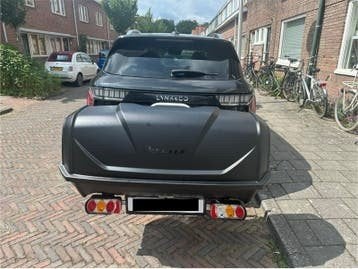 TE HUUR, 340 liter trekhaakkoffer, towbox, bagagekoffer, Auto diversen, Ophalen