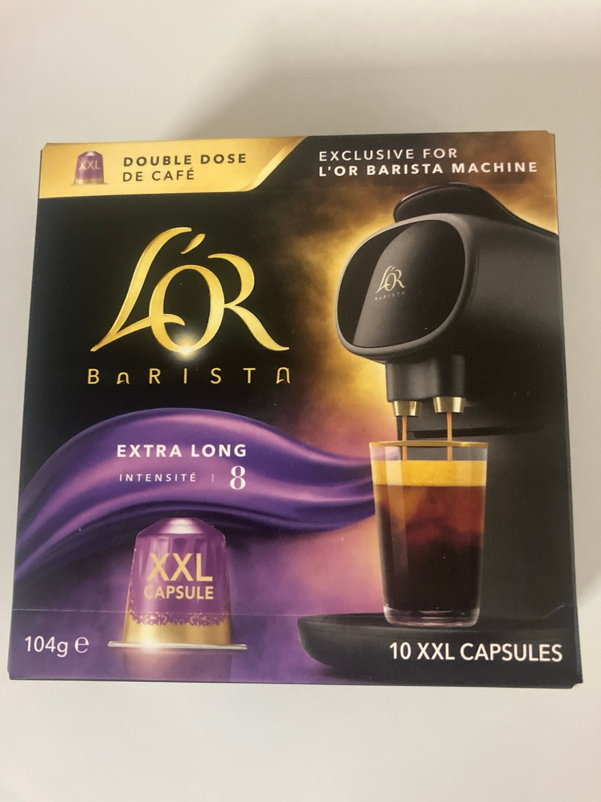 L'OR Barista XXL Capsules Extra Long Intensiteit 8, Ophalen, Koffiepads en cups, Overige modellen, Nieuw