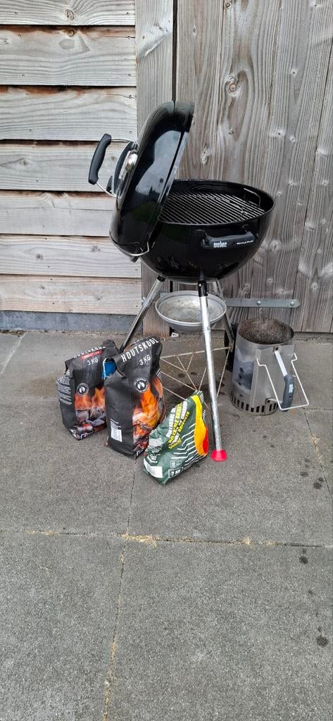 Weber BBQ Kettle Plus GBS 47 cm, Tuin en Terras, Ophalen, Gebruikt, Weber