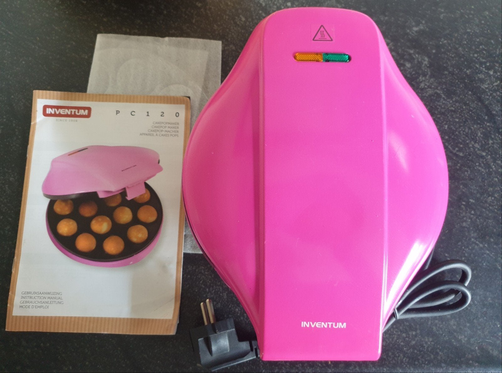 Inventum cakepop maker cake pop roze bakken bakspullen lolly, Ophalen of Verzenden, Nieuw, Cupcakes, Bakvorm