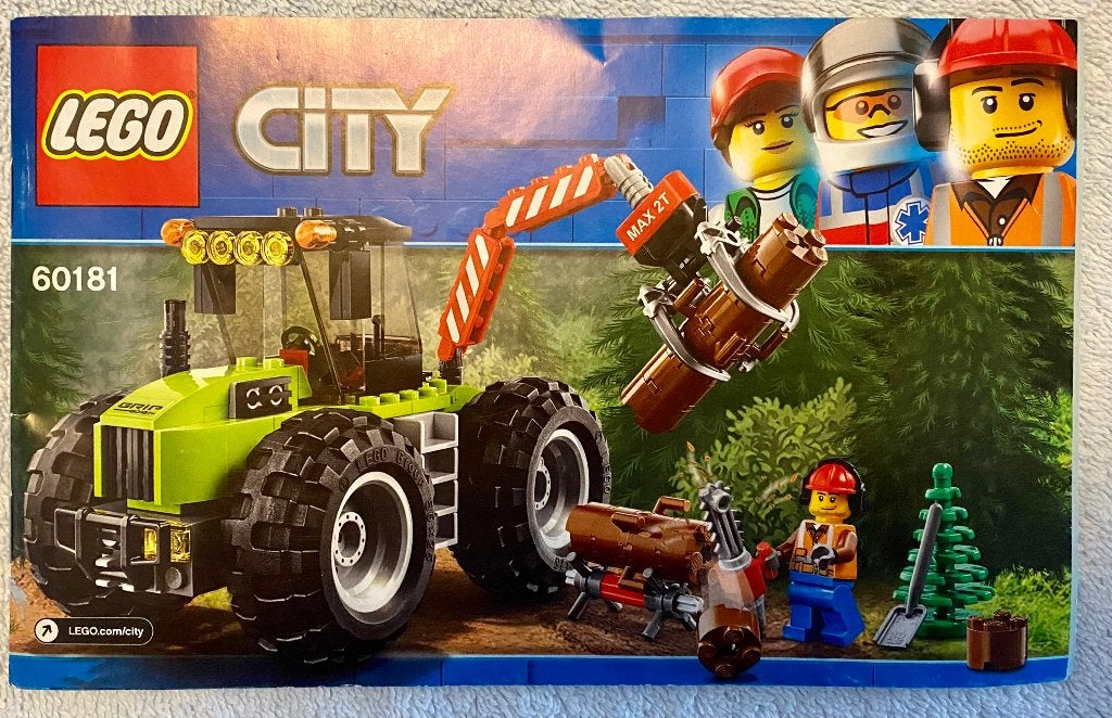 LEGO City 60181 Forest Tractor (compleet), Compleet, City, Lego, Ophalen of Verzenden