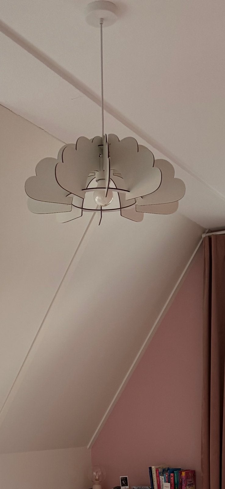 EGLO Chieti hanglamp wit wolk, Wit, Ophalen, Gebruikt, Lamp