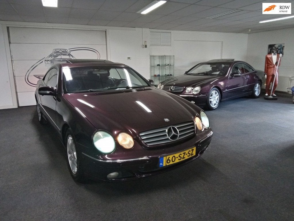 Mercedes CL 500 V8 1999 Stuntprijs!, Auto's, Mercedes-Benz, Achterwielaandrijving, Gebruikt, 4 stoelen, Leder