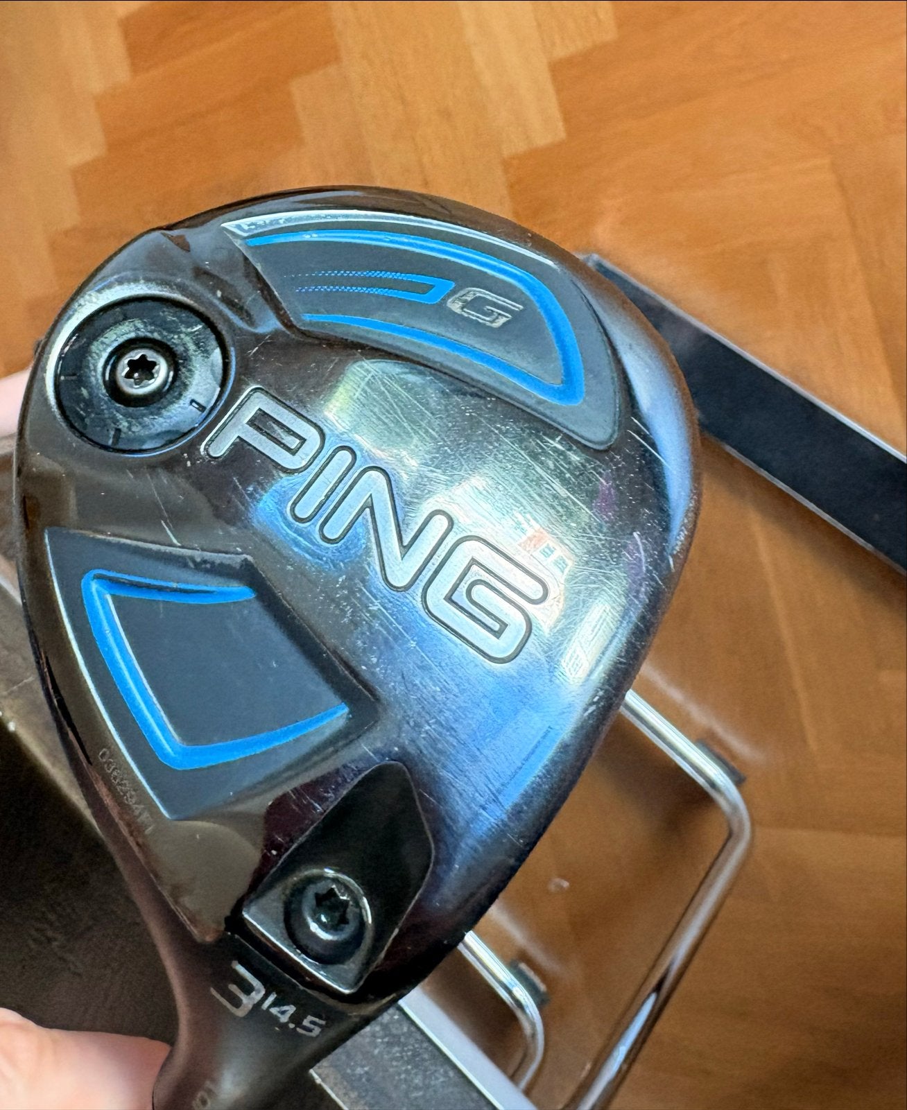 Ping 3 Wood - Heren- Loft Aanpasbaar - 14.5 Graden Basis, Sport en Fitness, Golf, Ophalen, Gebruikt, Club, Ping