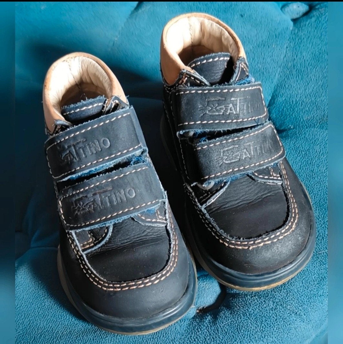 Stevige halfhoge bandschoenen met klittenband Gattino maat 2, Ophalen of Verzenden, Jongetje of Meisje, Schoentjes