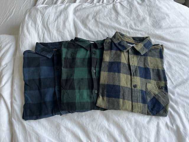 3 Ruiten flanel overhemden - blouse 152 en 158 Zara en H&M, Gebruikt, Overhemd of Blouse, Ophalen of Verzenden, Zara Boys