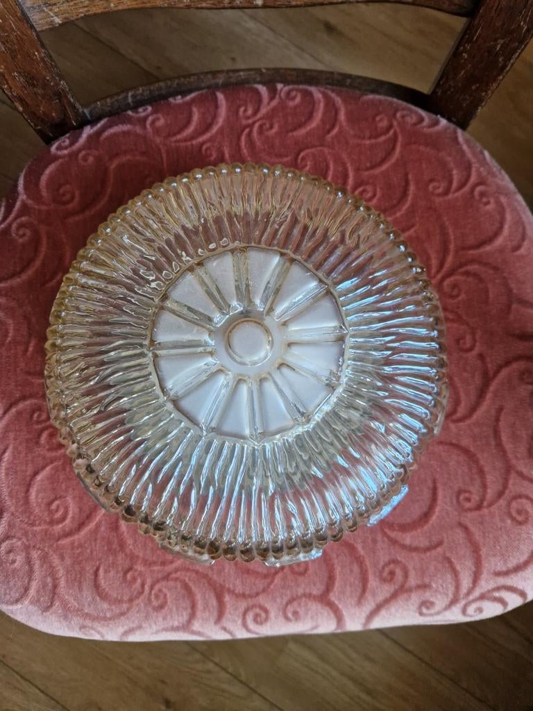 Vintage plafondlamp, Huis en Inrichting, Lampen | Plafondlampen, Ophalen of Verzenden, Zo goed als nieuw