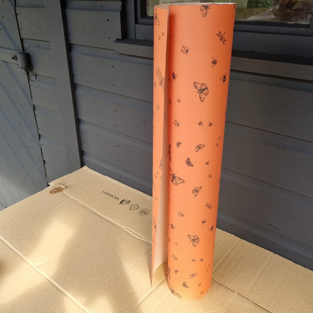 Cadeaupapier toonbankrol insecten papier rol winkelrol 50cm, Diversen, Verzenden, Nieuw