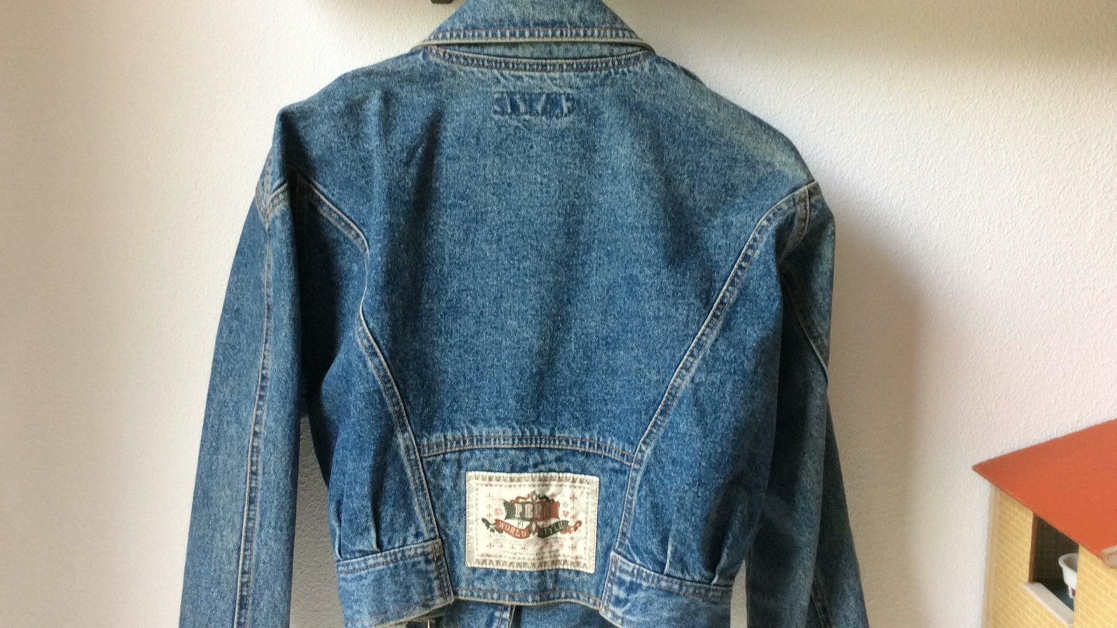 Vintage Pepe Jeans spijkerjack maat M, Ophalen of Verzenden, Gedragen, Maat 38/40 (M), Blauw