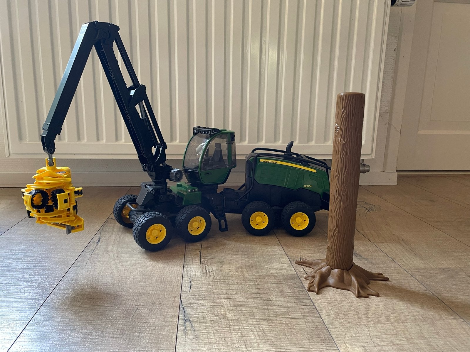 Bruder John Deere Harvester Bosbouwmachine, Ophalen, Zo goed als nieuw, Jongen of Meisje