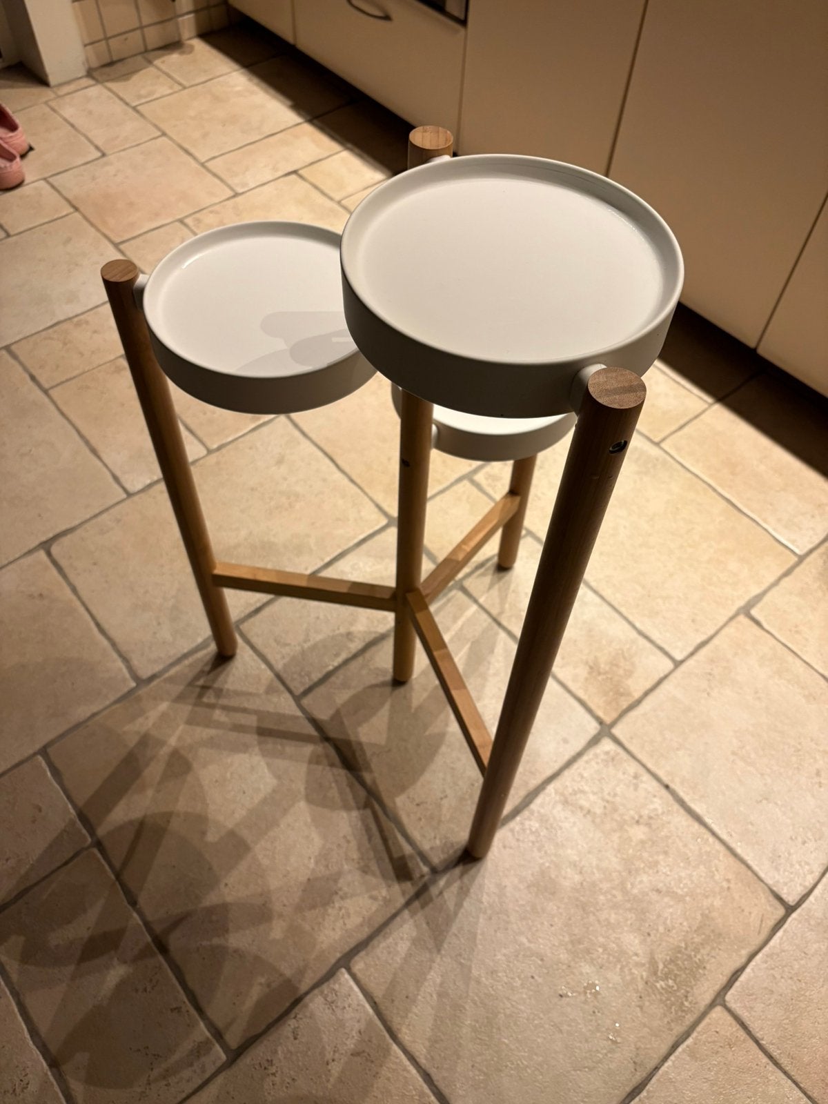 Planten standaard hout met wit, Ophalen, Overige soorten, Halfschaduw, Minder dan 100 cm
