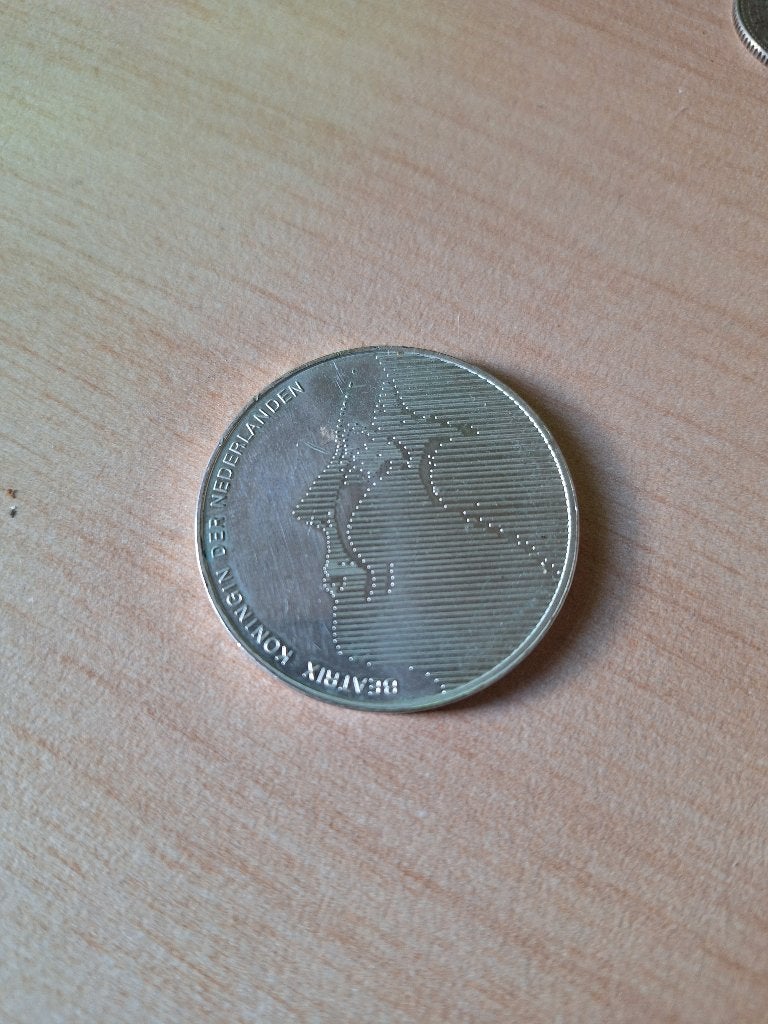 50 Gulden 1984, Koningin Beatrix, Zilver, Ophalen of Verzenden, Losse munt