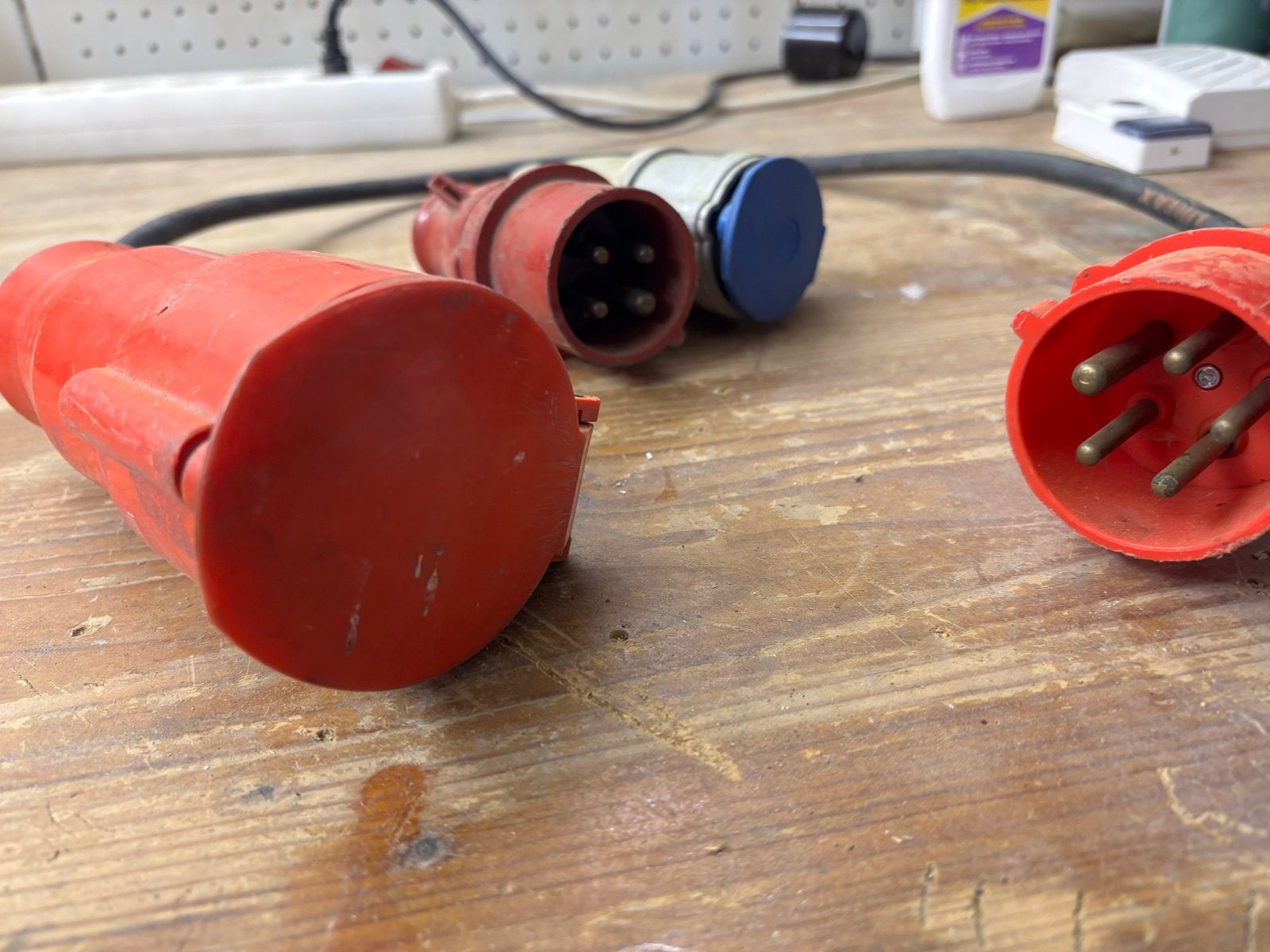 Verlengsnoer met CEE stekkers - 32A, Ophalen, Gebruikt, Overige merken, Kabel of Snoer