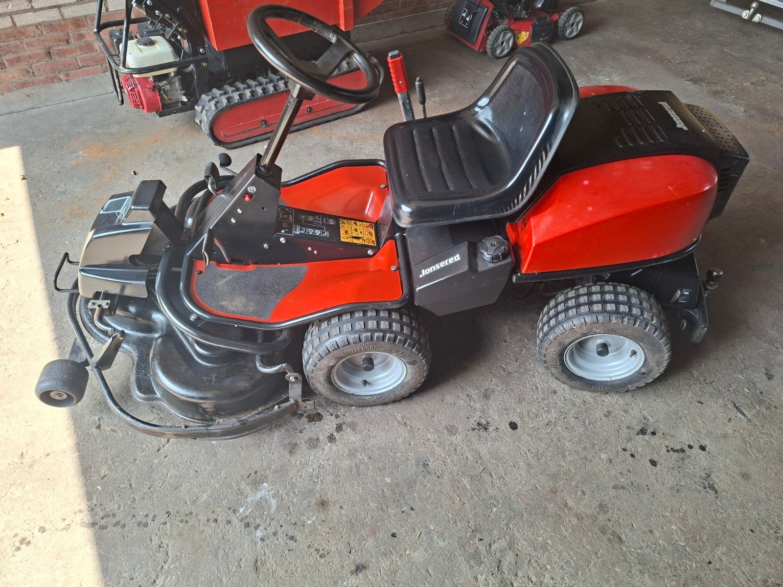 Jonsered fr 2116 ma grasmaaier (husqvarna), Tuin en Terras, Grasmaaiers, Ophalen, Gebruikt, 50 cm of meer