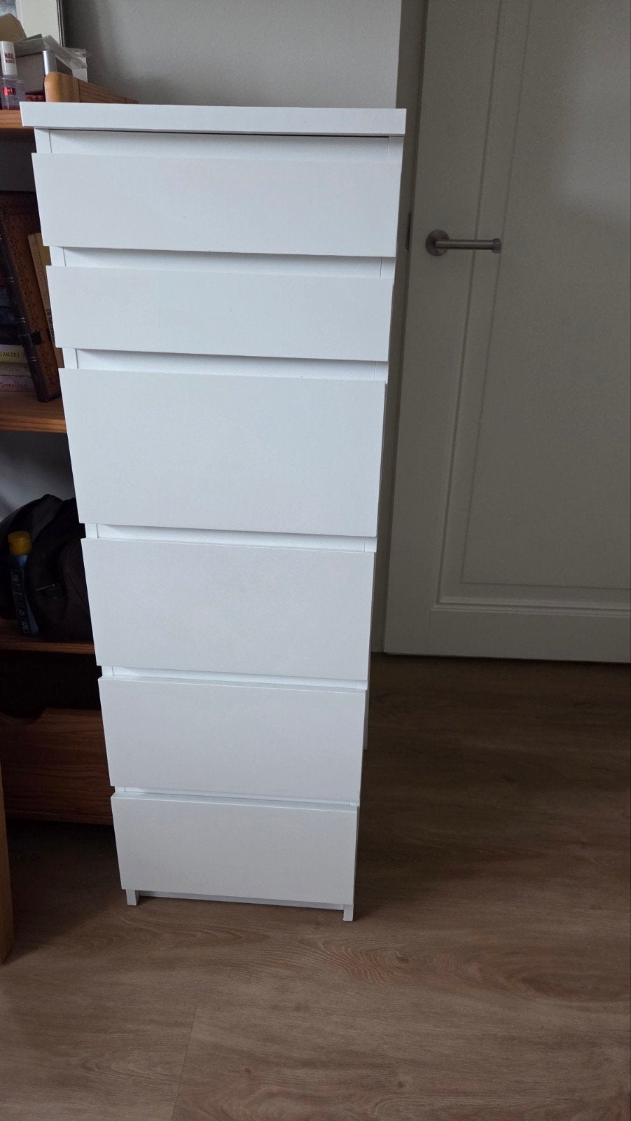 MALM Ladekast 6 lades  40x123 cm zgan, Ophalen, Minder dan 50 cm, 5 laden of meer, 100 tot 150 cm