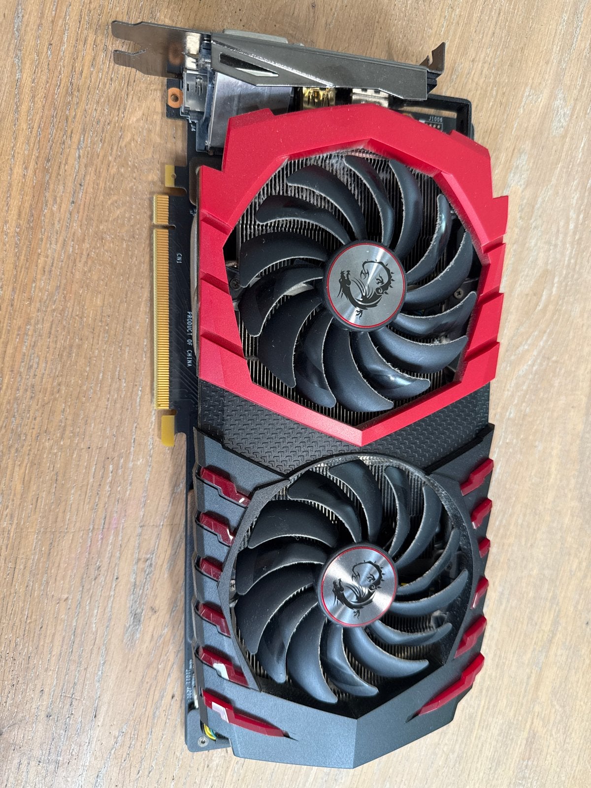 MSI GeForce GTX 1060 Gaming X 6G Grafische Kaart, PCI-Express 3, Gebruikt, HDMI, Ophalen of Verzenden