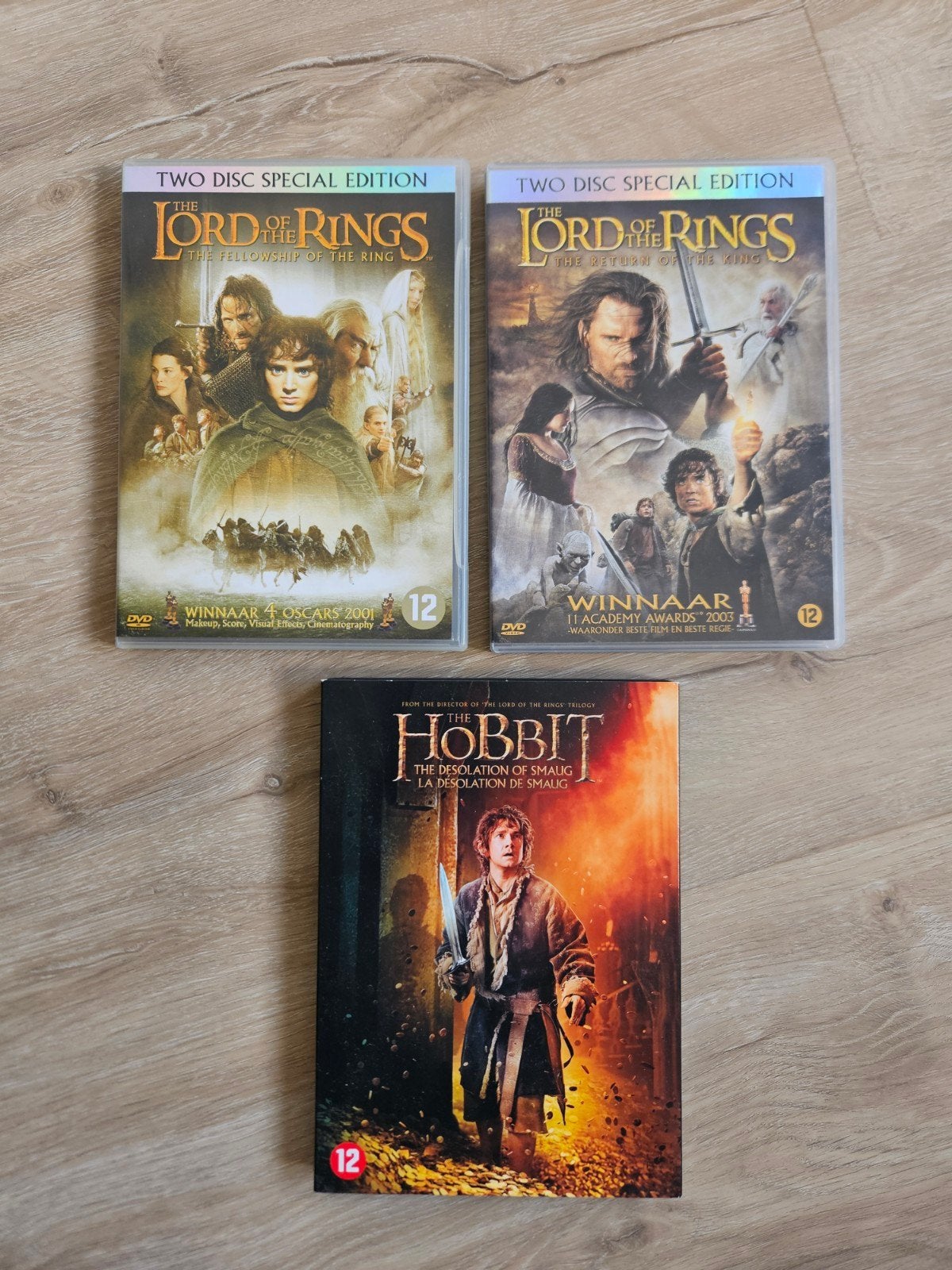 Lord of the Rings 1 & 3 Special Editions en The Hobbit!, Avontuur, Nederlands, Ophalen of Verzenden, Zo goed als nieuw