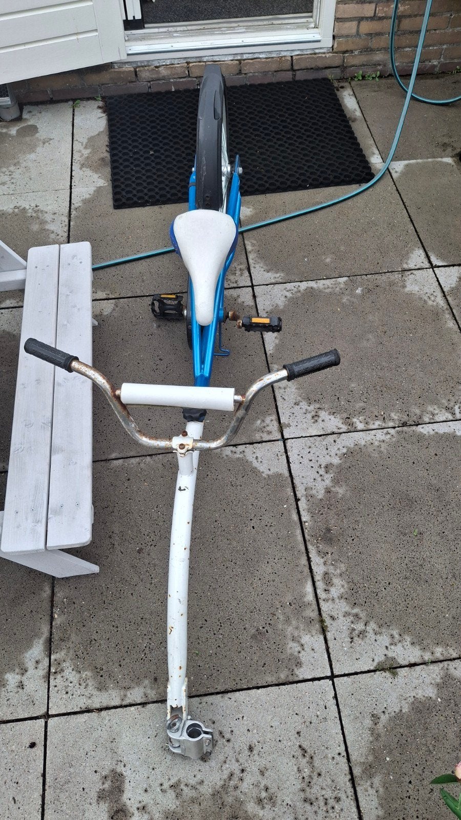 Aanhang aanleun  fiets met beugels, Fietsen en Brommers, Fietsen | Kinderfietsjes, Ophalen, Gebruikt