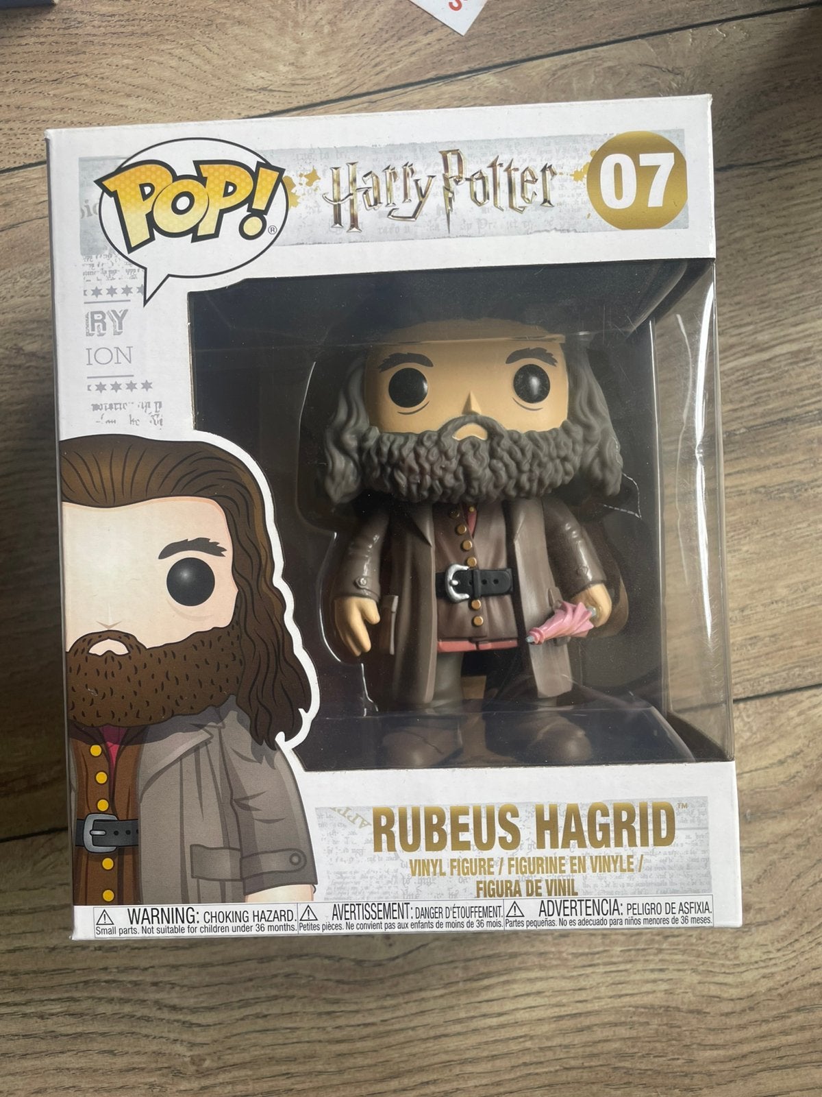 Funko pop harry potter rubeus hagrid met doos, Ophalen of Verzenden, Gebruikt, Actiefiguurtje
