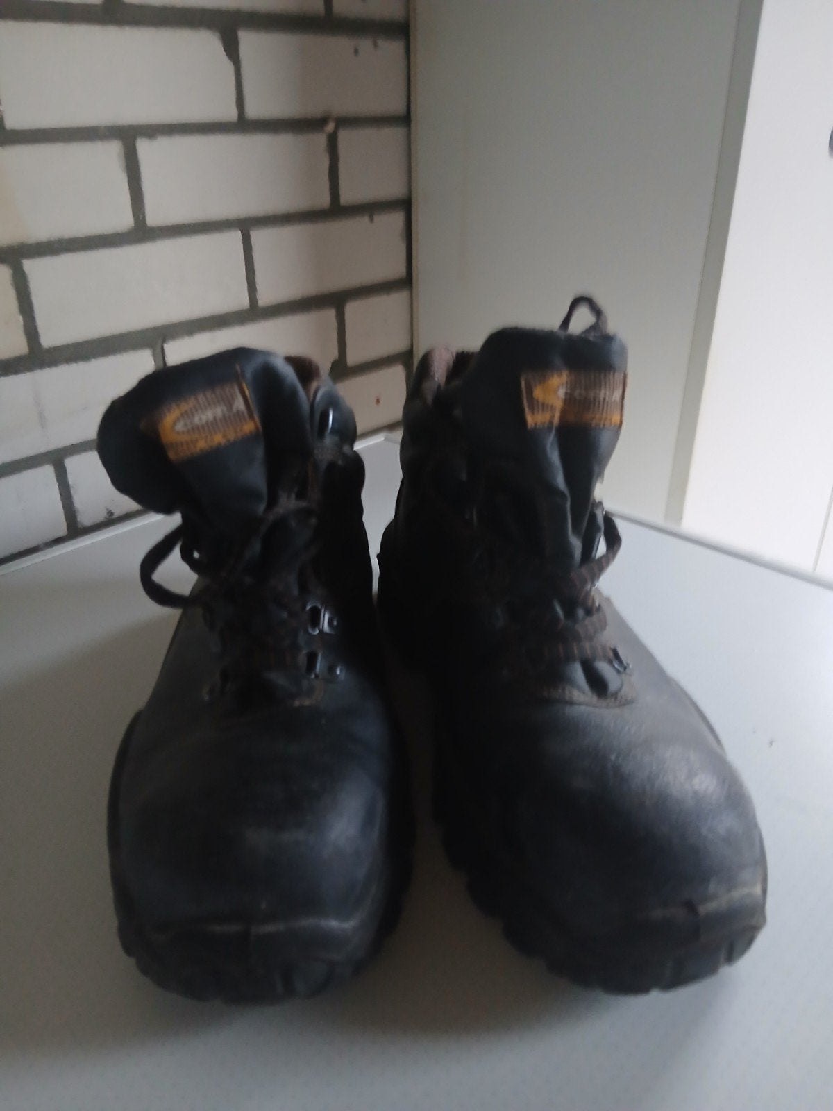 Cofra veiligheidsschoenen met stalen neus, Ophalen, Zwart