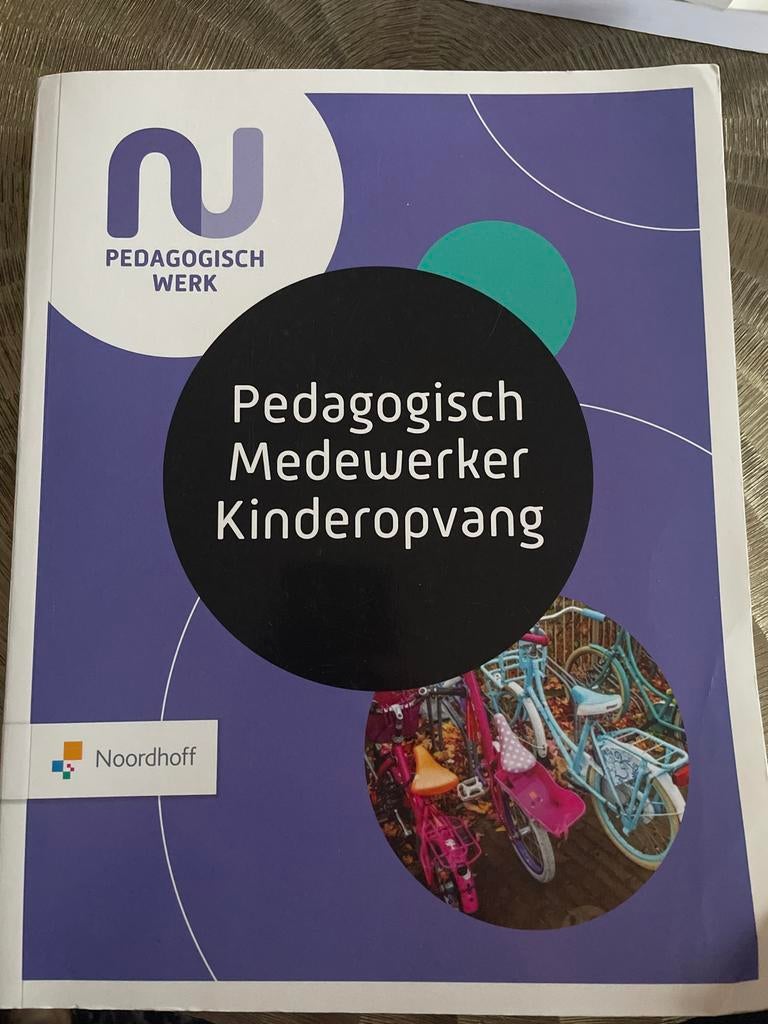 Pedagogisch medewerker kinderopvang, Boeken, Studieboeken en Cursussen, Ophalen of Verzenden, Alpha, Zo goed als nieuw, MBO