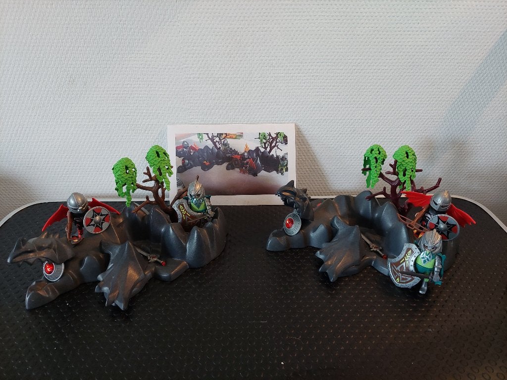Playmobil 4147 – Compactset Drakenridders, Kinderen en Baby's, Speelgoed | Playmobil, Ophalen of Verzenden, Gebruikt, Complete set